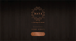 Desktop Screenshot of mayaaroma.com